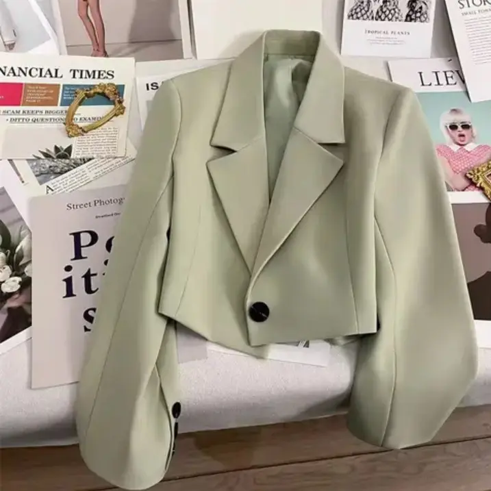 Jas Blazer wanita Cropp-Jas Formal-jas ngantor Cewek Kantor