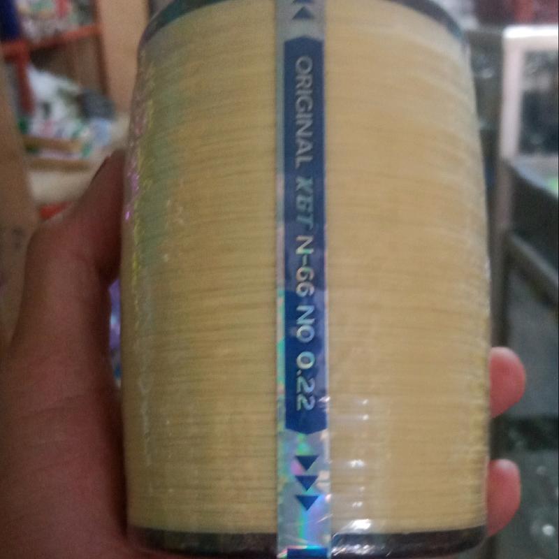 GELASAN LAYANGAN 6000 YARD SIZE 0,22 BAHAN N66 ORIGINAL  K.G.T PRODUCTION KUALITAS SUPER ,TESTUR SASAk PADI, 1