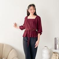 Gambar Cikistore - Aqila Top Atasan Blouse Wanita Baju Casual - Pink, All Size dari Cikistore_NEW Kota Administrasi Jakarta Timur 2 Tokopedia