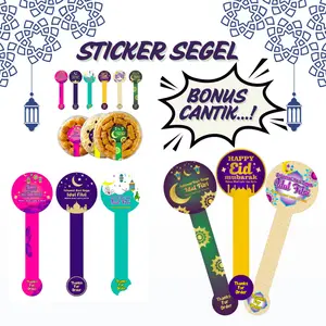 Stiker Segel Toples Lebaran Isi 40 Pcs Sticker Segel Idul Fitri