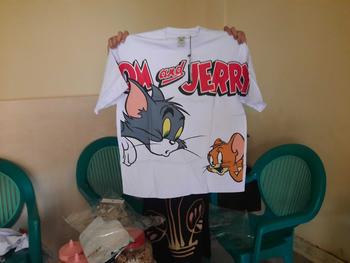 Product Review of KAOS KARTUN TOM AND JERRY SERIES OVERSIZE KATUN COMBED 20S from k**e 2