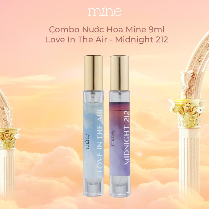   ĐỘC QUYỀN LIVESTREAM  Combo Nước hoa Mine Midnight 212 9ml & Love In The Air 9ml 