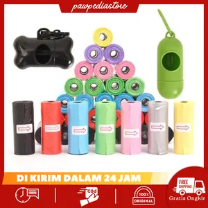 pawpedia PAKETAN REFIL POOP YAA REFIL PLASTIK POOP Refill Plastik Poop Hewan Anjing Kucing ISI 15 Lembar / pcs