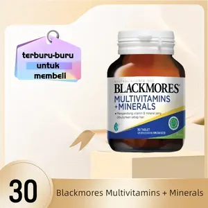 Blackmores Multivitamins + Minerals  BPOM SI 164 507 181 uplemen ini mengandung berbagai vitamin dan mineral