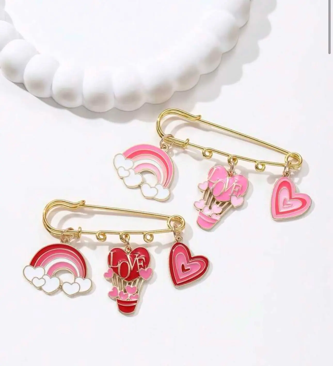 (TLC) Cinta Pelangi Long Brooch