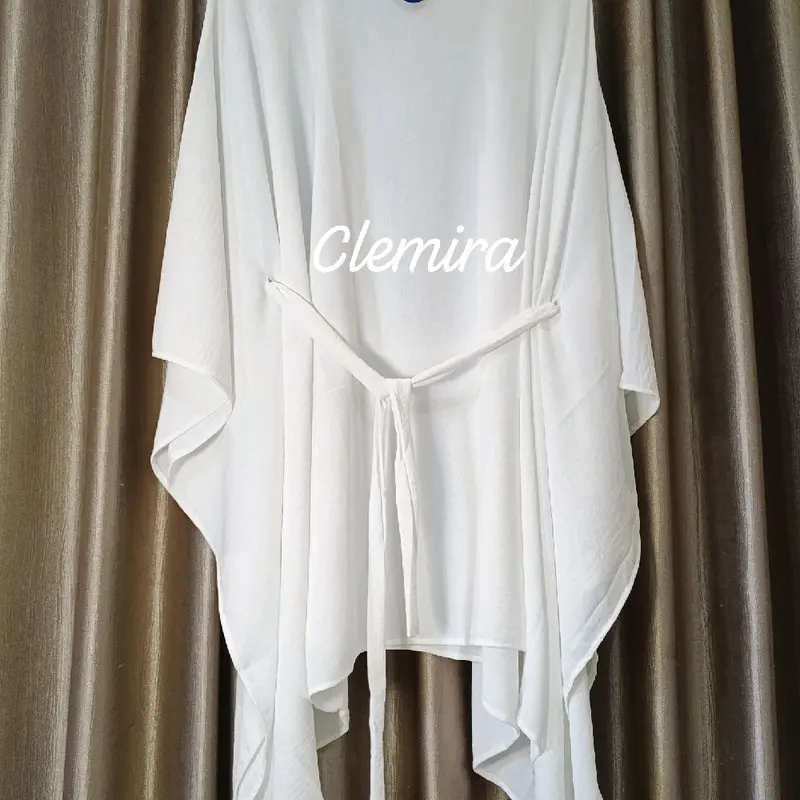 Kaftan tunik sahara original tunica Outfit kondangan & lebarana kekinian terbaru/Baju muslim wanita/Atasan Lowo/simpel elegan Gamis Crinkle hijab Airflow  Syari Mewah Simple Dewasa Remaja Pesta 1