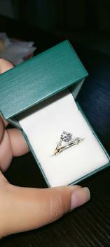 Product Review of 【#188】1CT Four-Claw Moissanite RIng In 925 Sterling Silver from 샤** 치** 1