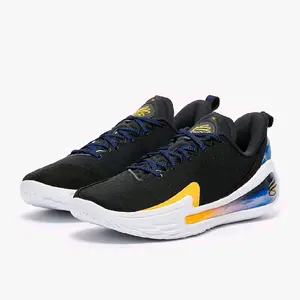Sepatu Basket Curry 12 Dub Nation - Black/Team Royal/Taxi 
