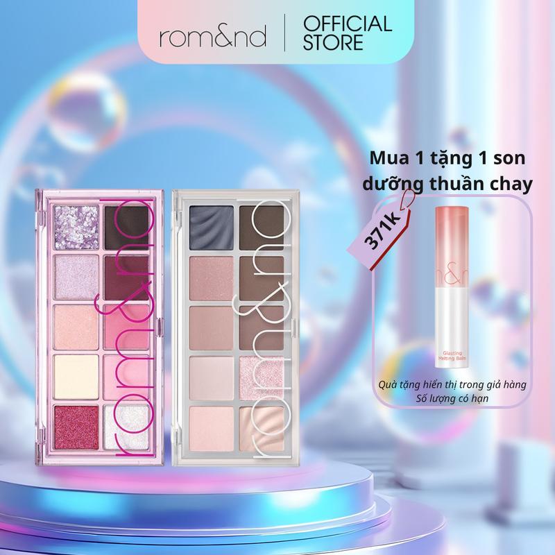 [Rom&nd] Bảng Phấn Mắt 10 Màu Lấp Lánh Hàn Quốc Romand Better Than Palette Trang Điểm Eyeshadow Mỹ Phẩm Cosmetic