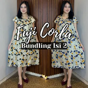 NS - BUNDLING ISI 2 FUJI CORLA KERUT DADA WANITA RAYON
