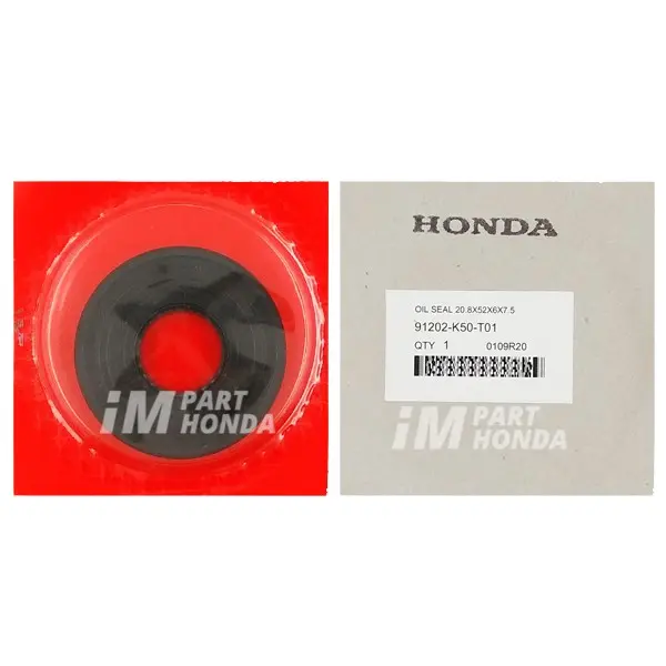 91202-K50-T01 Oil Seal Sil Kruk As Kiri 20.8X52X6X7.5 Beat eSP K25 Pop Eco Street K81 Scoopy eSP K16 K93 Vario 110 Fi eSP