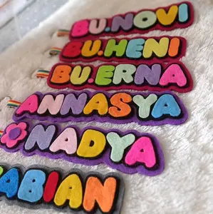 setyacraft ganci,ganci flanel, ganci nama flanel, gantungan kunci,gantungan tas