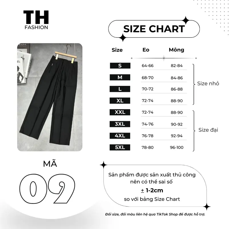 QUẦN TÂY NỮ Mã 09  ống rộng , trước có hai túi mổ dọc sườn , dây kéo giọt nước đằng sau lưng Chất Liệu Cotton Lạnh Thoáng Mát - Ống Rộng Lưng Xếp Kiểu - Pants quần  vải  đũi  ống  rộng 4