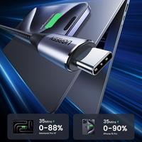 Gambar UGREEN Kabel Data TYPE C to TYPE C 3.1 Gen 2 100W 5A 1M 1 Meter Super Fast Charging PD Power Delivery Nylon Braided Cable 4K Video Monitor Display Tipe C 100 Watt Original Ori dari Pampam Shop Kab. Tangerang 4 Tokopedia