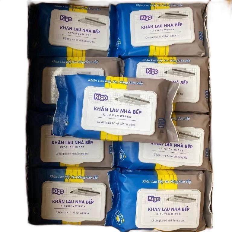  ￼COMBO 10 Gói Khăn Ướt Lau Bếp Đa Năng,Khăn Lau Bếp Siêu Tiện Lợi Khăn Giấy 