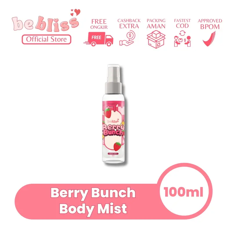 BEBLISS Bundling BodyMist Parfume 400ml Spray Get 4pcs Perfume Tubuh Wangi Tahan Lama BPOM 4
