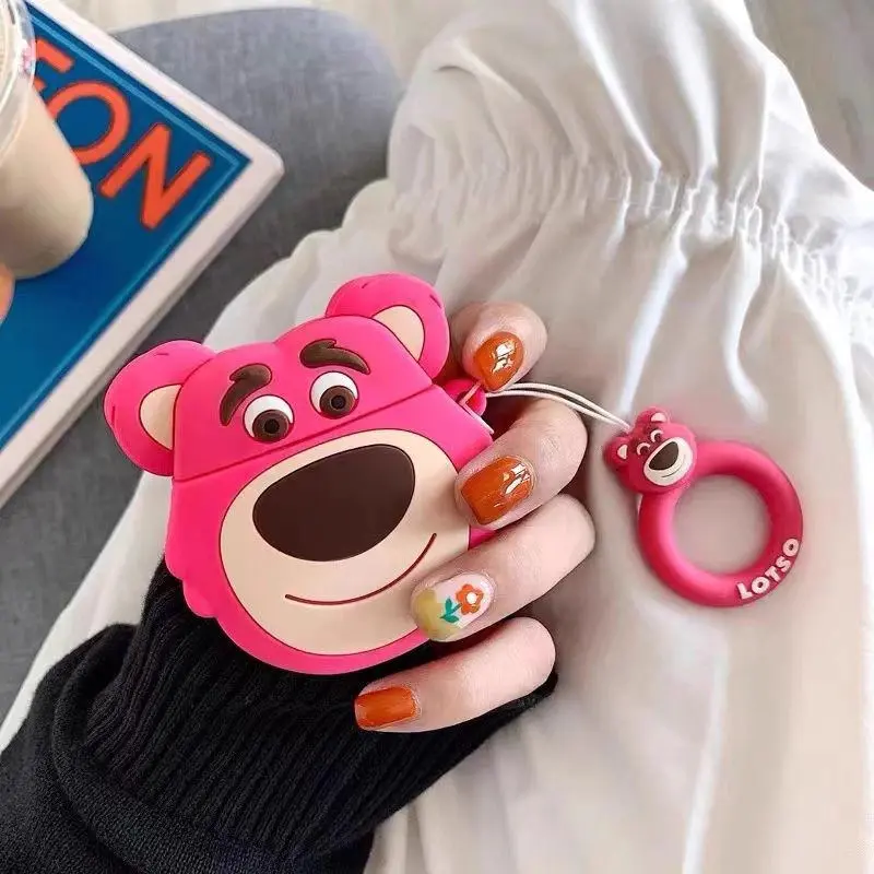 Case Karakter 3D Cocok untuk Apple Airpods Gen 3 Casing Lucu Pelindung earphone silicone Soft Case Cover 3