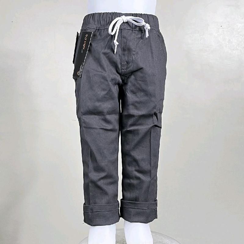Celana Panjang Anak Laki Laki Bahan Chinos Strech Fashion cargo 3