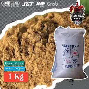 TEPUNG IKAN Campuran Pakan Ayam Bebek Sapi 1KG Makaman Hewan