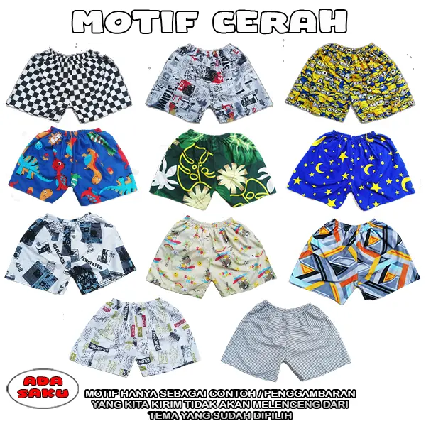 Motif Cerah 4pcs