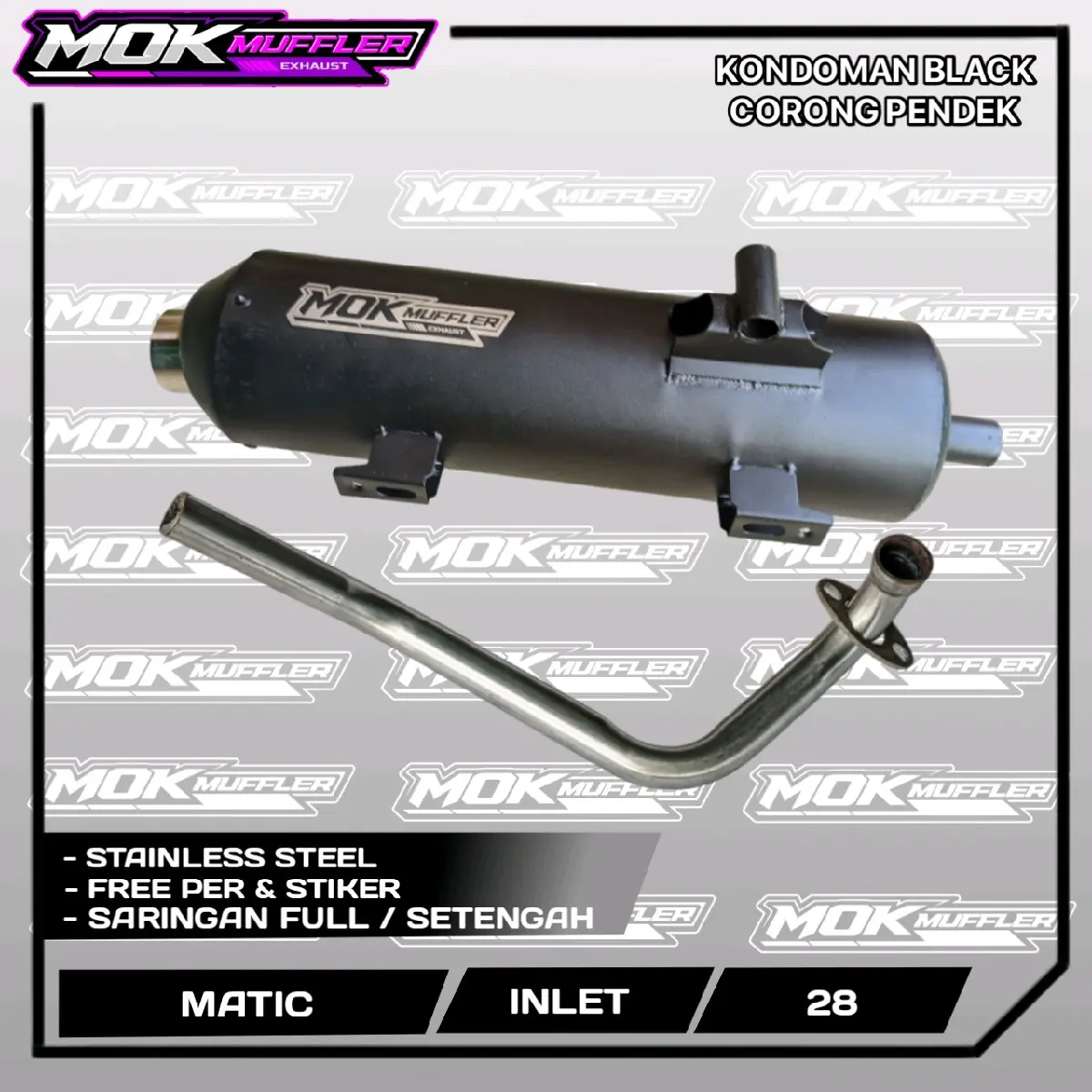 Knalpot Kondoman Aerox Nmax Vario Pcx Adv Mio Beat Scoopy All Matic