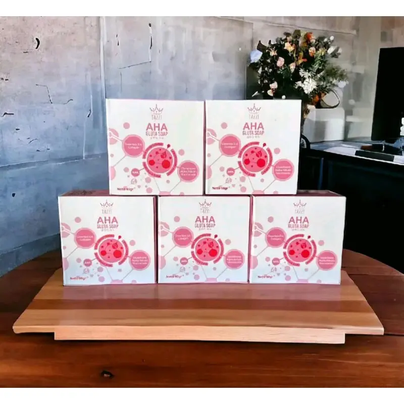 Aha Tazzi Gluta Soap Sabun Wajah Bisa Di Pakai Seluruh Badan Sabun Wajah Memutihkan Wajah Mencerahkan Muka 5