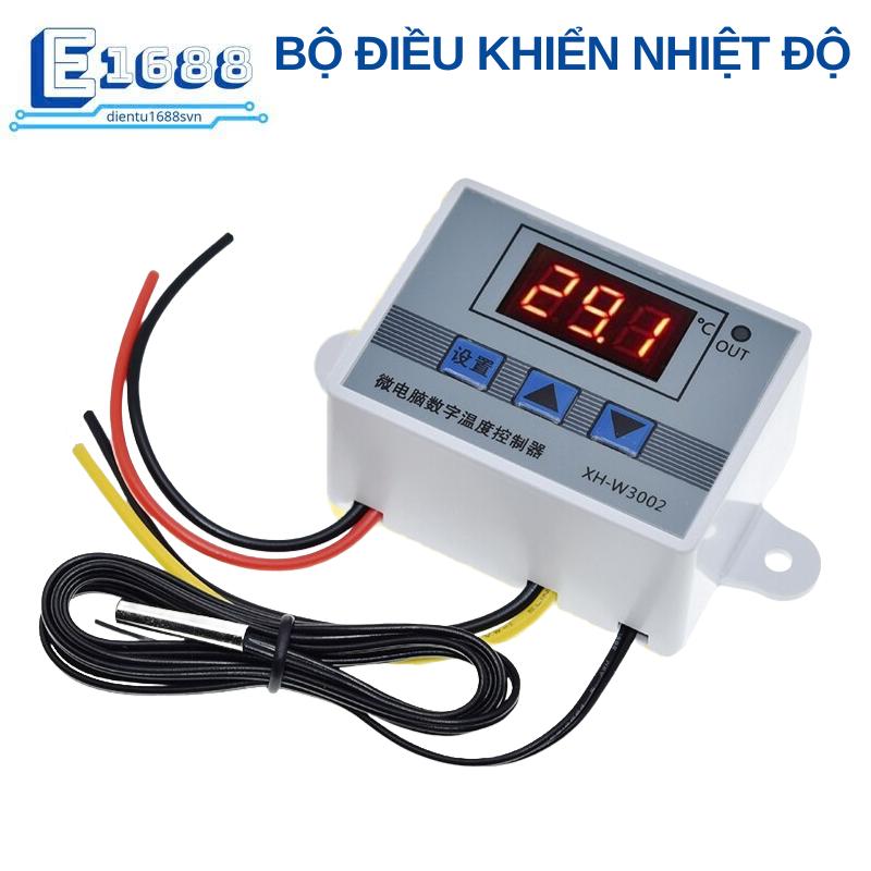 Bộ điều khiển nhiệt độ, làm máy ấp trứng XH-W3002 - 12V/24V/220V ||