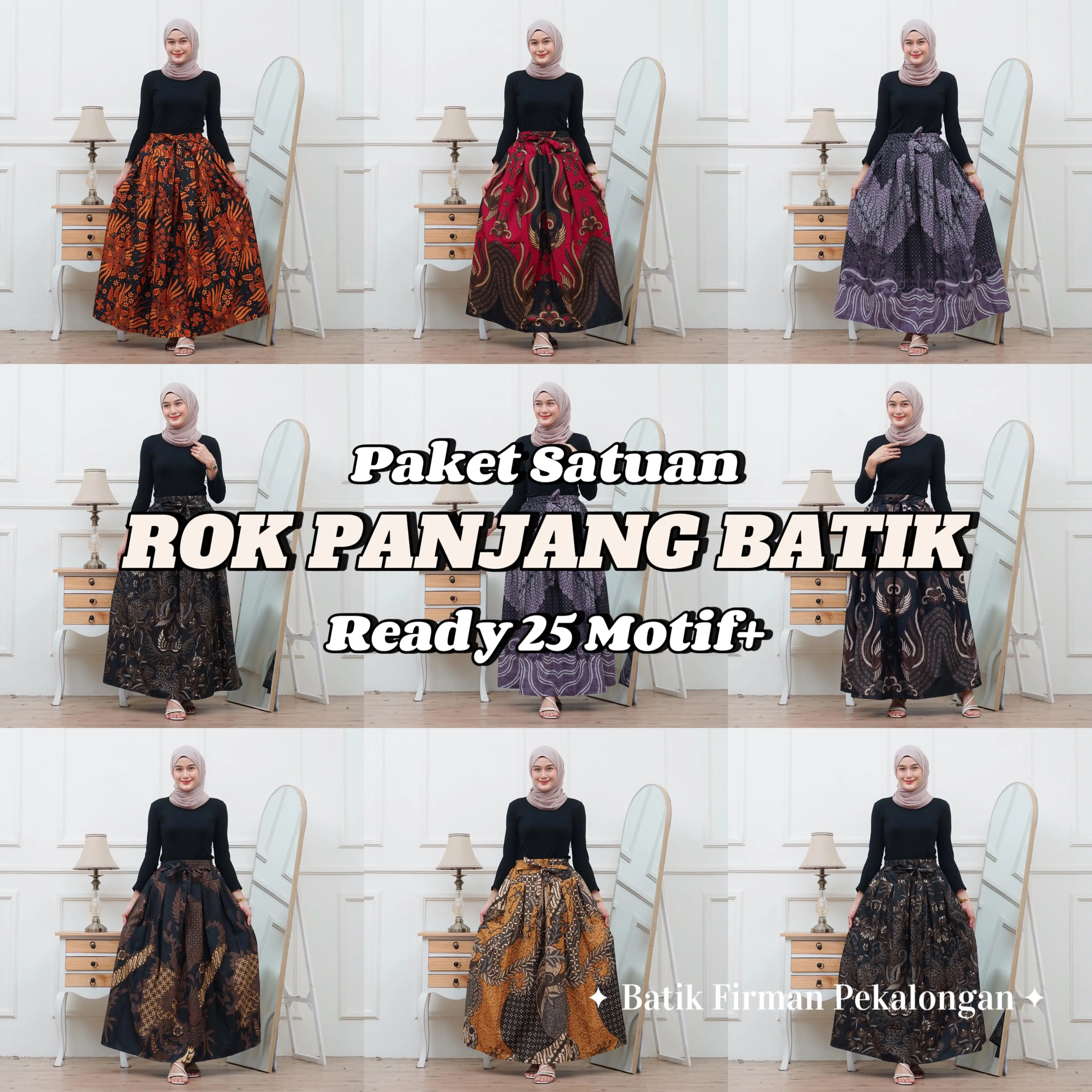 FIRMANA Rok Batik Panjang Wanita Muslim Best Seller