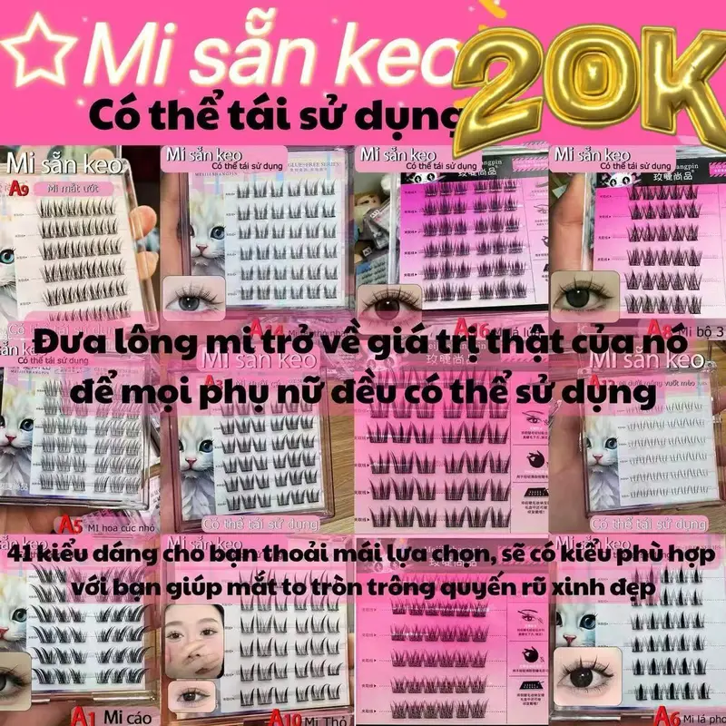 Lông Mi Giả, Lookme Star, Keo Dán, Cong Chữ C, Mịn, Có Thể Tái Sử Dụng, Thiết Kế Tinh Xảo Trang Điểm Việt Nam, Thích Hợp Cho Những Người Dùng Muốn Tạo Cảm Giác Mắt Quyến Rũ, Hiệu Ứng Cong Tự Nhiên, Có Thể Sử Dụng Nhiều Lần, Hiệu Suất Chi Phí Cao 0