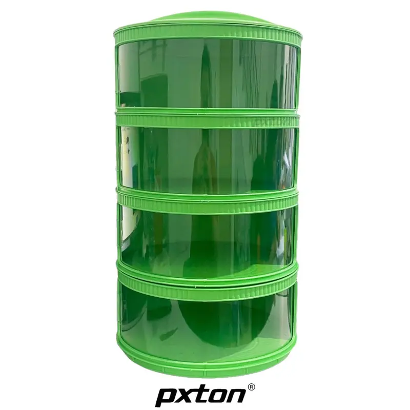 COD - PXTON - Multilayer Rak Plastik Penyimpanan Tempat Makanan / Food storage 4 susun / tudung saji / tudung saji 4 susun / tudung saji 5 susun / rak / tudung saji multifungsi / rak dapur / dapur / perlengkapan rumah / peralatan makan / makanan Diamond 5