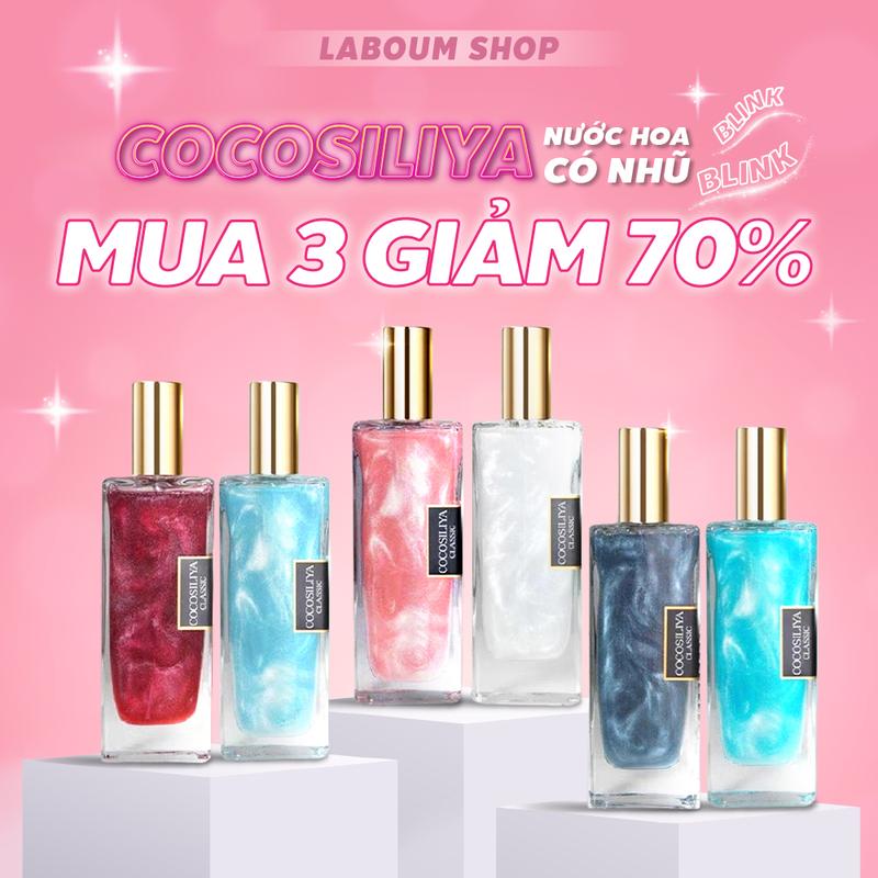 [MUA 3 GIẢM 70%] COCOSILIYA Nước Hoa Body Có Nhũ – Thơm Lâu, Nhiều Mùi Hot, Unisex, Phù Hợp Đi Học, Đi Chơi – Xịt Thơm Body Summer Perfume Chính Hãng 50ml