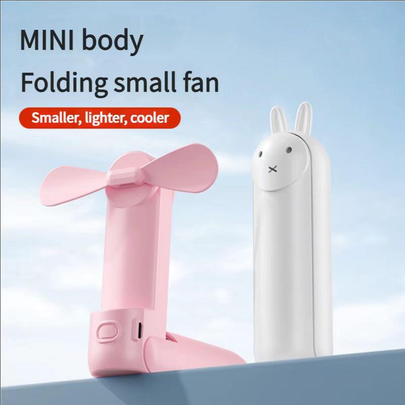 Quạt Mini Cầm Tay Cỡ Nhỏ Có Thể Sạc Lại Cầm Tay, Chạy Bằng USB, Làm Mát Cá Nhân, Quạt Điện, Có Thể Gập Lại, Độ Bền Cao, Tiêu Thụ Điện Năng Thấp