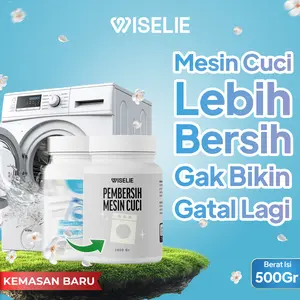 Wiselie Pembersih kerak Mesin Cuci Ampuh Dijamin Bersih 100% 500g Clean menjaga umur mesin cuci Pembersih Mesin