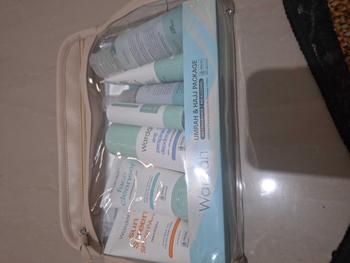 Product Review of Wardah Umrah & Hajj Package - Paket Haji dan Umroh - Hair and Body Wash, Face Cleanser, Sunscreen SPF 50 PA+++ , Anti Perspirant Deodorant, Moisturizer, Lip Treatment Balm, ZamZam Water Spray from T**8 1
