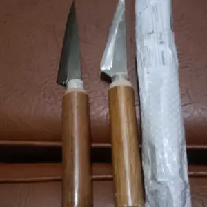 4 pcs pisau baja runcing,pisau usus,pisau ukir,pisau kerajinan tangan Kayu Kitchenware