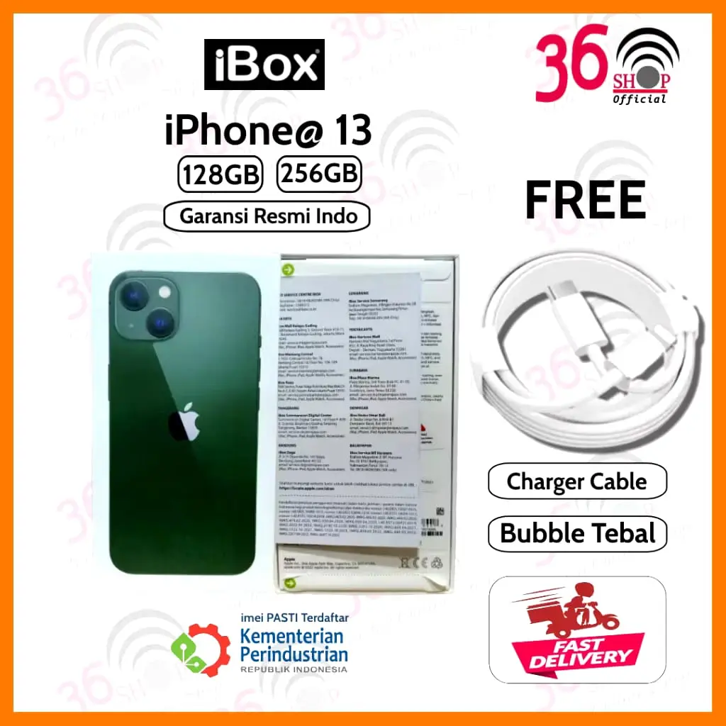 [805 Gadget] iPhone 13 128GB 256GB Garansi Resmi Indonesia