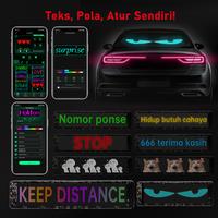 Gambar [DIY] Cargoos L10 L20 car LED screen Layar LED Mobil Fleksibel Lampu Peringatan Custom Teks Dukungan Aplikasi - L10 dari Cargoos Indonesia Kab. Bekasi 4 Tokopedia