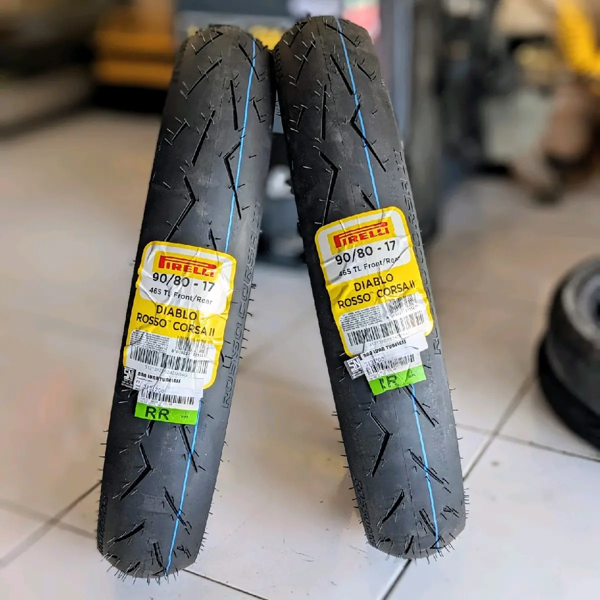 PIRELLI DIABLO ROSSO CORSA 2 90/80-17 100/80-17 110/70-17 TL RACE COMPOUND Motorcycle Racing