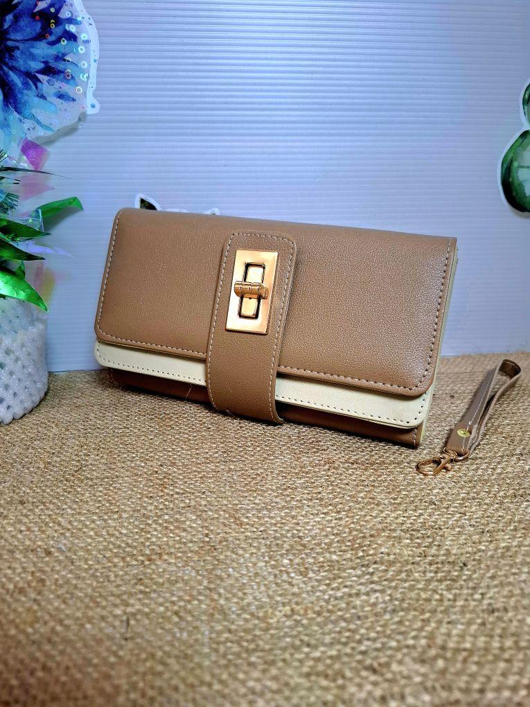 Product Introduction of Dompet Kulit Wanita dengan Kancing Putar dan Kartu - Cewek Muat Hp Uang 12