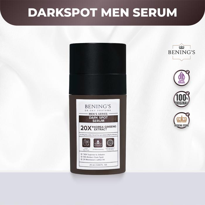 Gambar [AFFILIATE] Bening's Men's Dark Spot Serum 25ml - Serum Pria  untuk Kulit Cerah dari Benings Clinic Shop Kota Administrasi Jakarta Selatan Tokopedia
