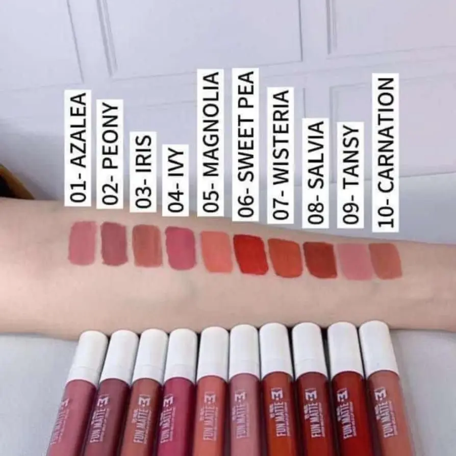 Fun matte lip cream waterproof tahan 12 jam