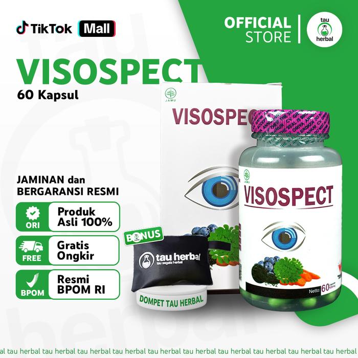 Gambar Visospect - Obat Mata Herbal untuk Glukoma Katarak Silinder Original BPOM - 60 Kapsul dari tau herbal_NEW Kab. Kediri Tokopedia