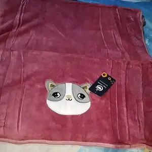 Handuk bayi anak karakter animal Microfiber daya serap tinggi motif premium timbul 50x100cm