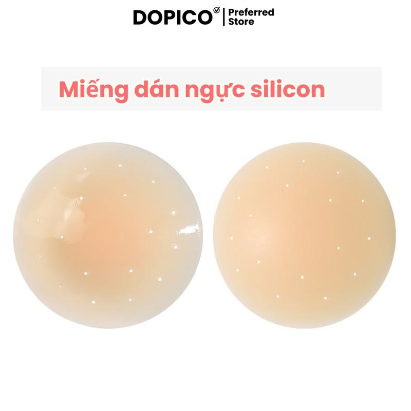 Miếng dán ngực Nữ siêu dính sử dụng nhiều lần miếng dán ti silicon thông hơi bảo vệ nhũ hoa DOPICO D193 Bra Women Cao Su dán vú