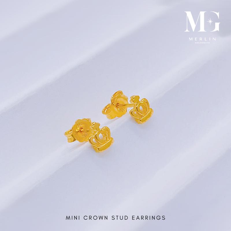 Merlin Goldsmith 916 22k Gold Mini Crown Stud Earrings TikTok Shop Merlin Goldsmith 916 22k Gold Mini Crown Stud Earrings TikTok Shop