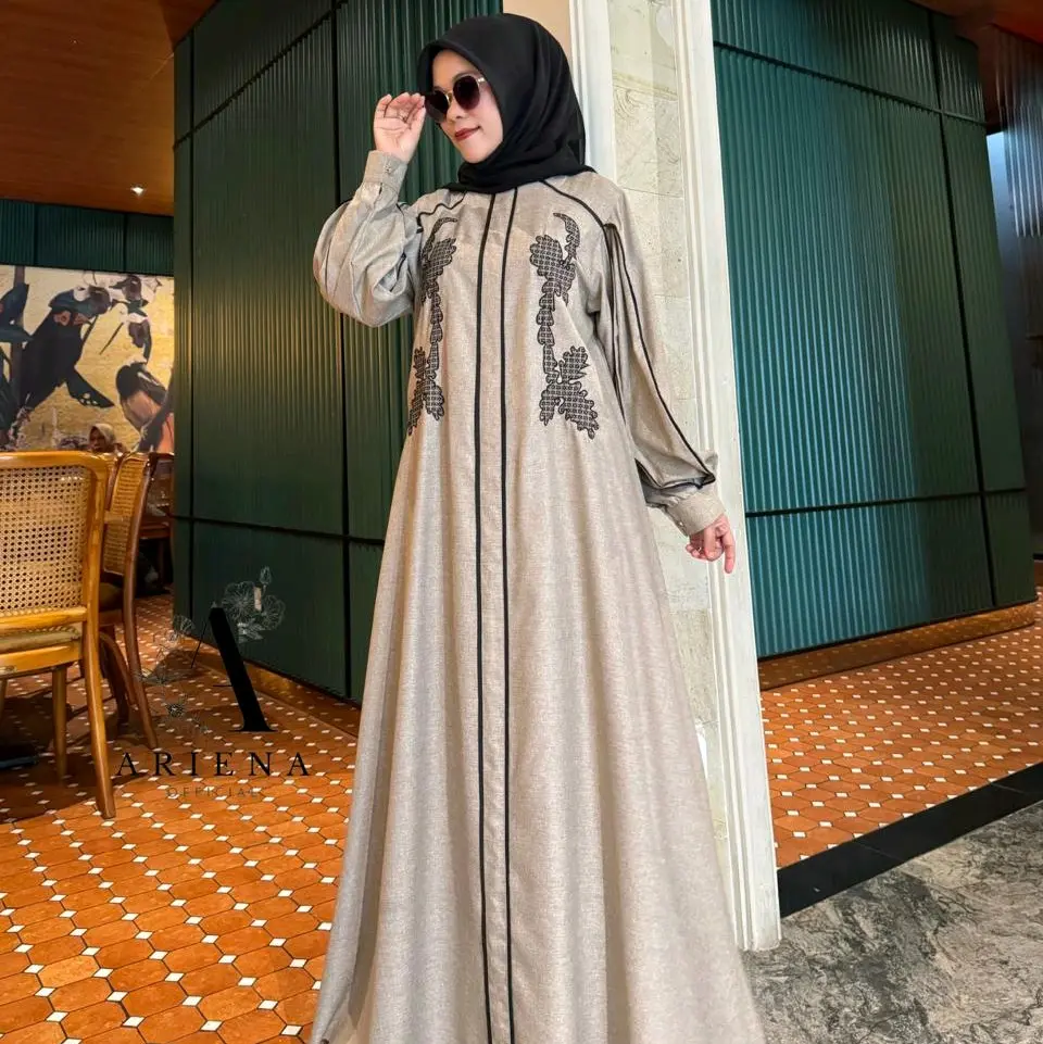Abaya madinah bordir motif