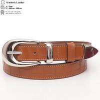 Gambar IKat Pinggang Wanita Sabuk KUlit Fashion Cewek Lebar 3 CM - Hitam, 105 cm dari TALOCCO Kota Administrasi Jakarta Pusat 2 Tokopedia