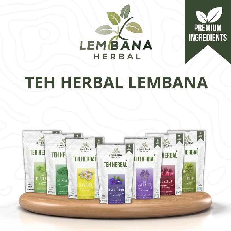 TEH HERBAL LEMBANA PEPPERMINT RELAKSASI IMUNITAS RADANG TENGGOROKAN ANTI STRESS 2