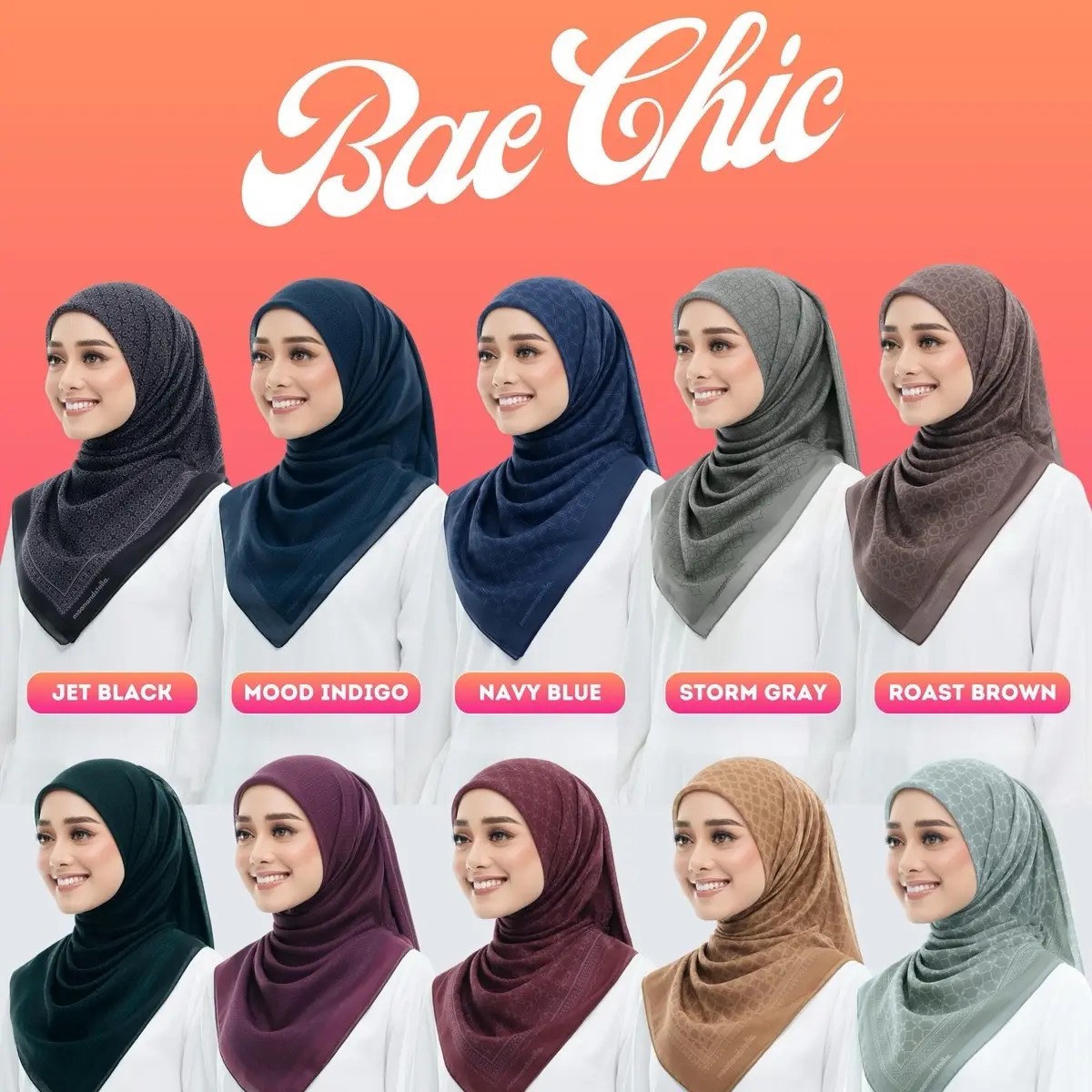 MOONANDSTELLA Bae Chic 1.0 & 2.0  Bawal hijab