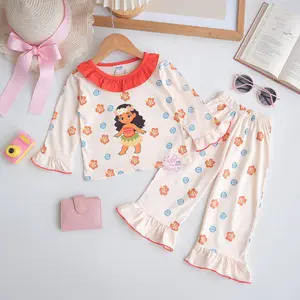 Owlet - Setelan Anak Perempuan - Setelan Piyama - Setelan Lengan Panjang - Baju Anak Perempuan  - Piyama Karakter 1-7thn